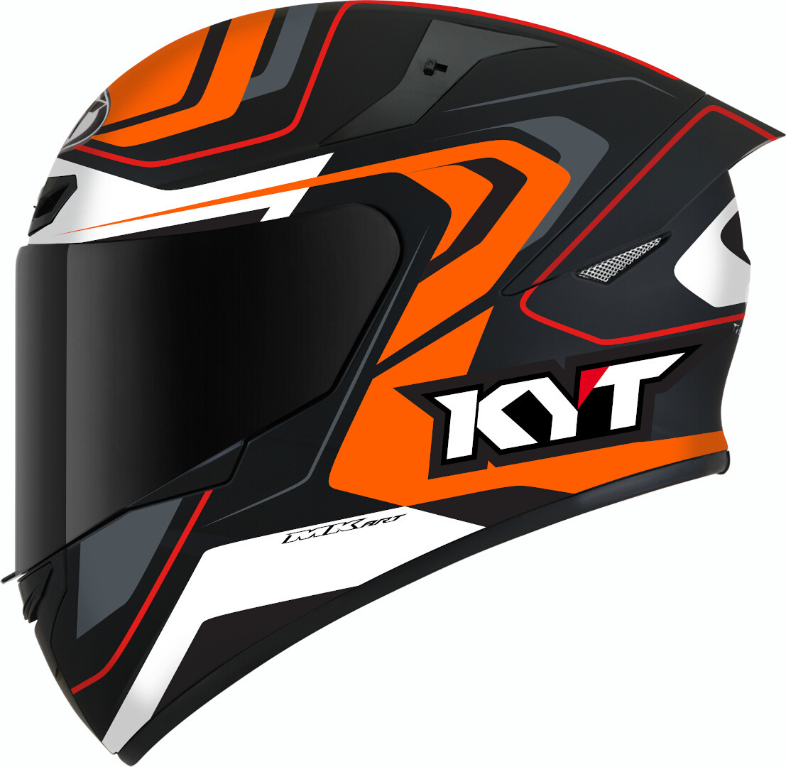 Шлем KYT TT Course Overtech, черно-оранжевый квт explorer черно оранжевый