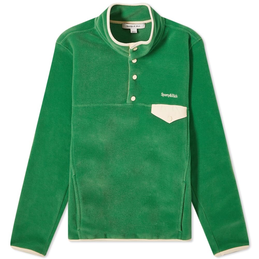 

Джемпер Sporty & Rich Serif Logo Polar Sweat