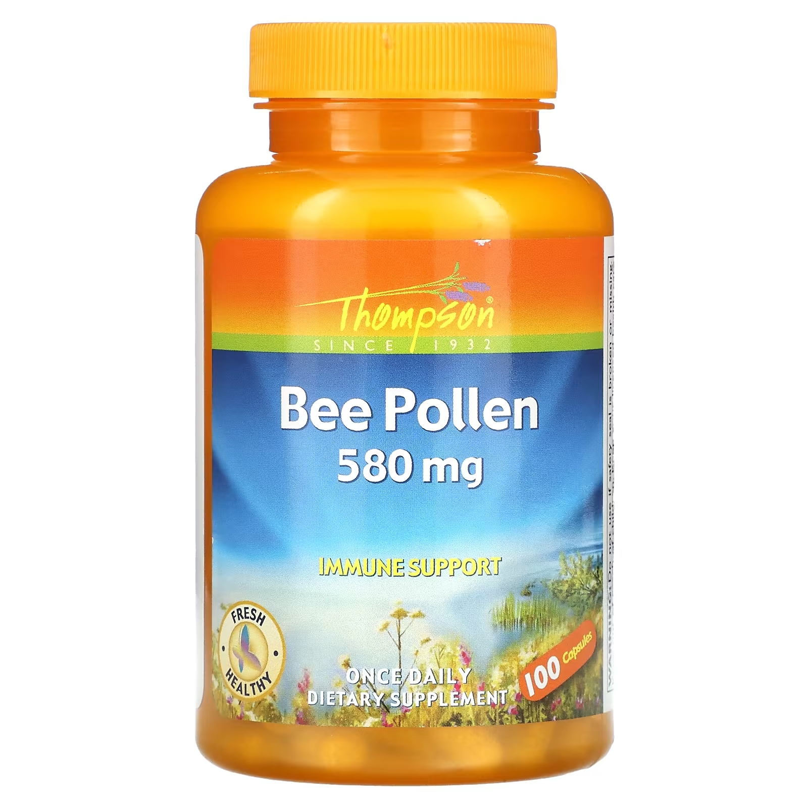 Thompson Пчелиная пыльца 580 мг, 100 капсул
