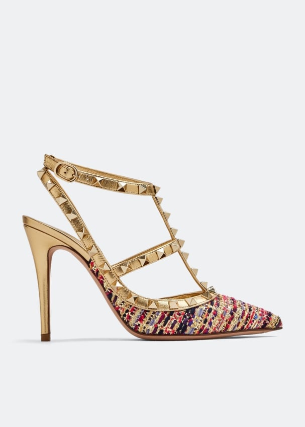 

Туфли VALENTINO GARAVANI Rockstud pumps, разноцветный