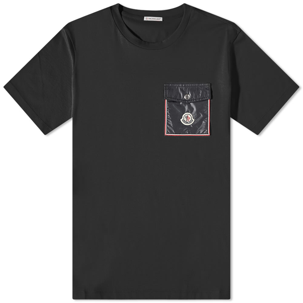 

Футболка Moncler Pocket Tee, Черный, Футболка Moncler Pocket Tee