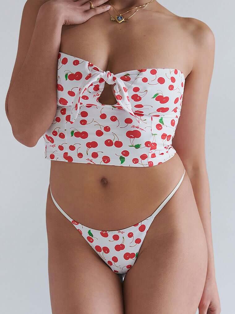 

Трусы бикини Frankies Bikinis Spice, белый/красный