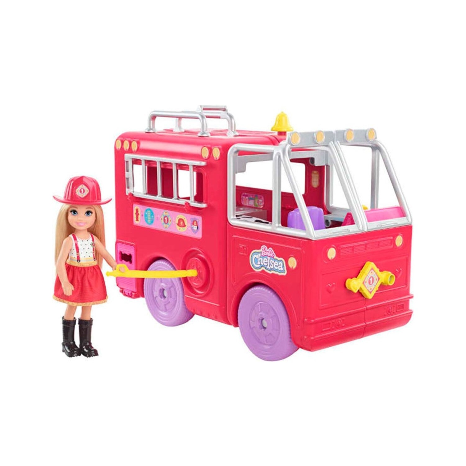 

Пожарная машина Barbie Chelsea HCK73