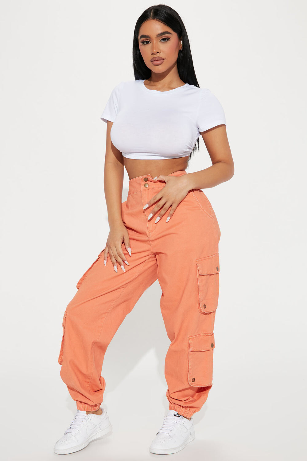 

Джоггеры Fashion Nova DP017BMG, оранжевый