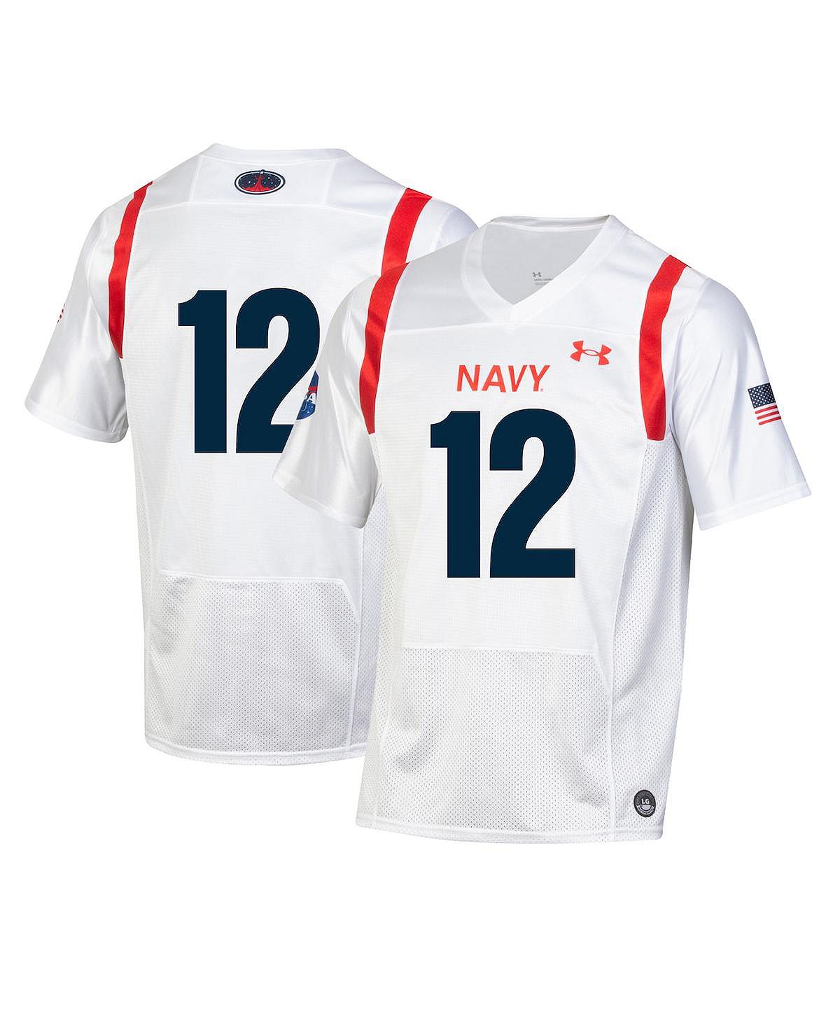 Футболка Under Armour Men's White Navy Midshipmen 2022 Special Games, белый