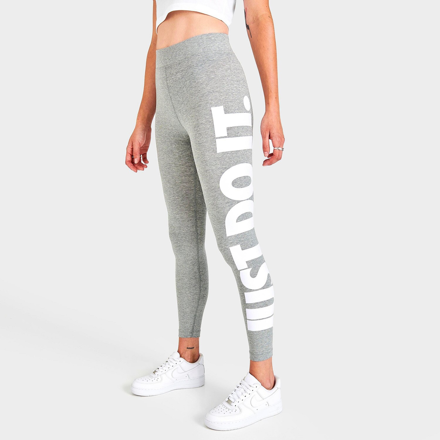 

Женские леггинсы с высокой талией Nike Sportswear Essential JDI, серый
