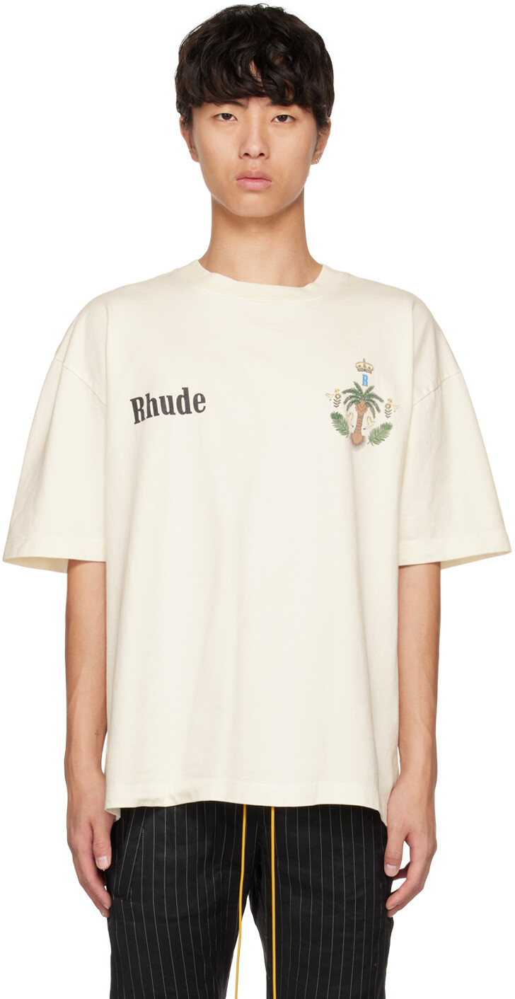 

Белая футболка \Лас-Пальмас\"" Rhude, Белый