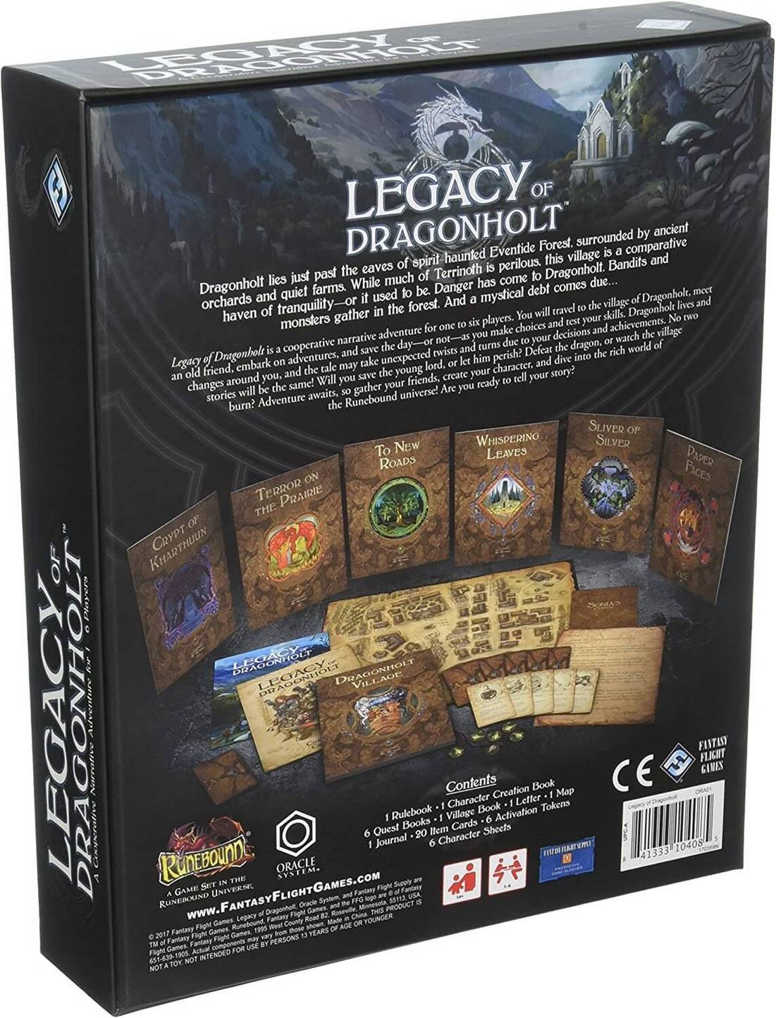 Настольная игра Fantasy Flight Games Legacy Of Dragonholt – купить из-за  границы через сервис «CDEK.Shopping»