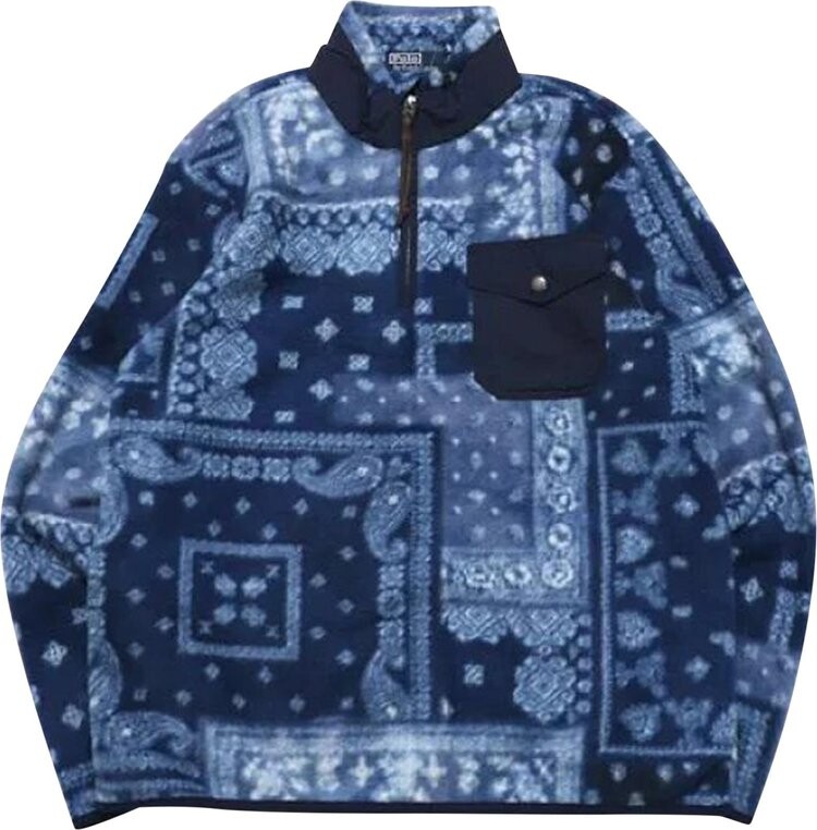 

Толстовка Polo Ralph Lauren Patchwork Bandana Sweatshirt 'Bandana Multi', синий