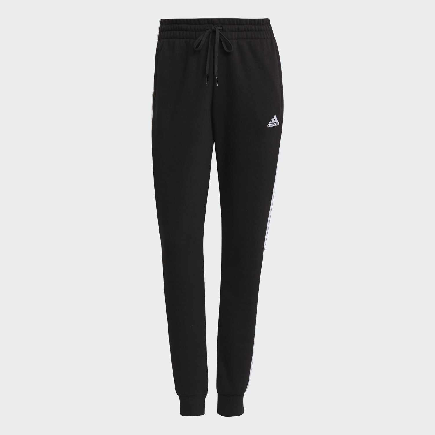 

Брюки Adidas Performance Essentials 3-stripes Fleece, черный/белый