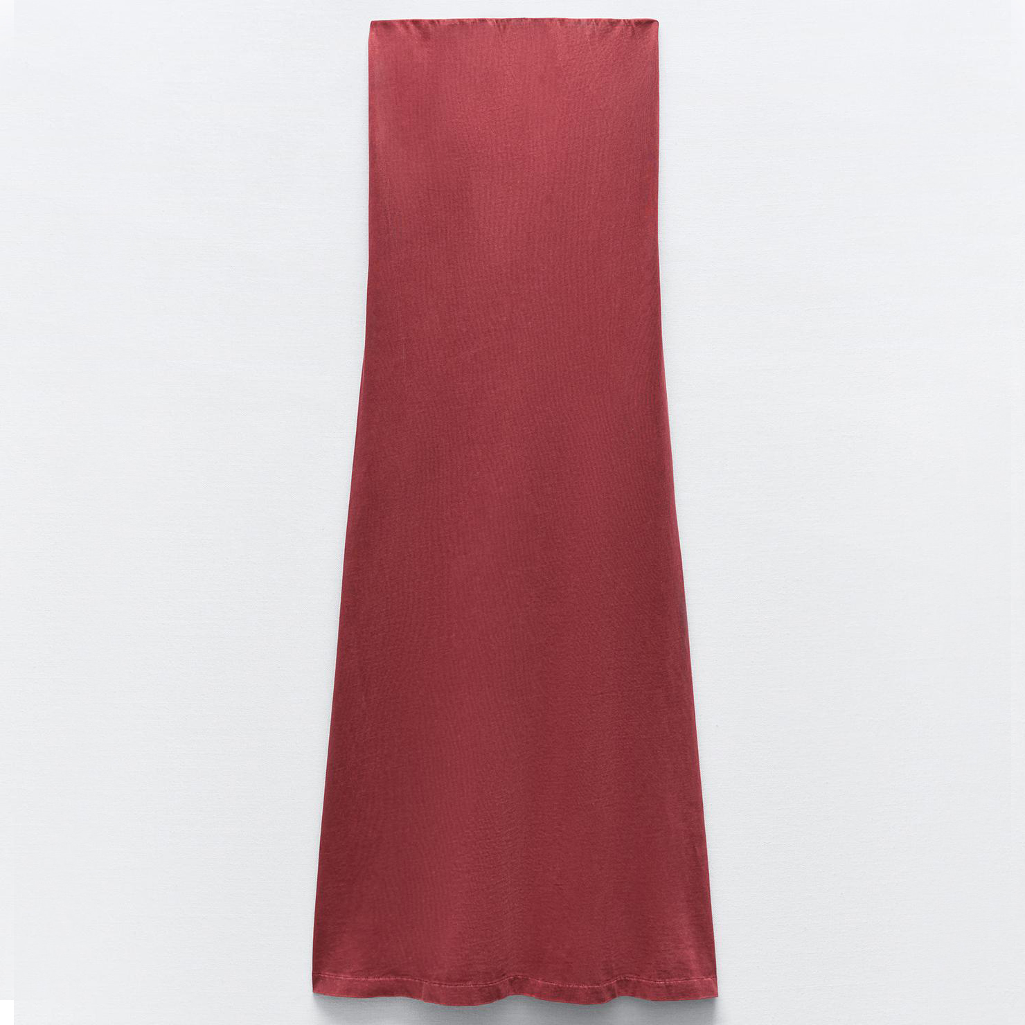 цена Платье Zara Faded Heavy Cotton, бордовый