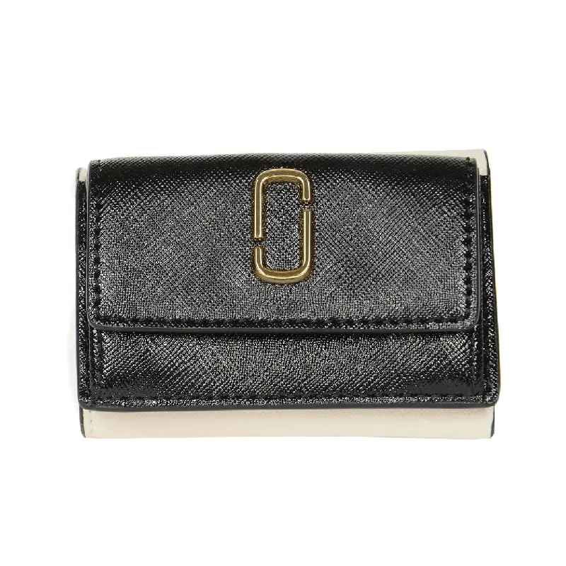 

Кошелек Marc Jacobs Button-snap, черный/белый