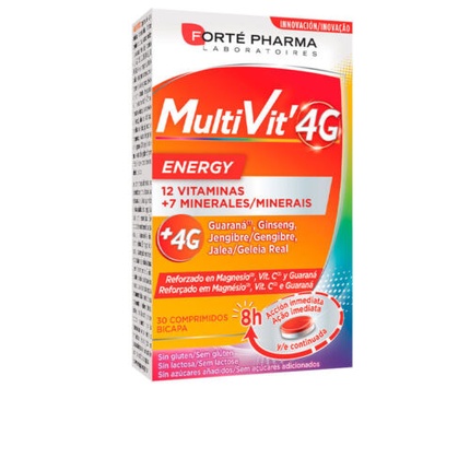 Мультивит 4G Energy 30 таблеток унисекс, Forte Pharma цена и фото