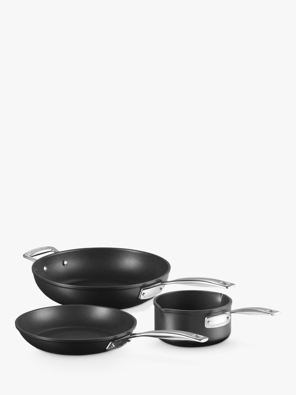 

Набор глубоких кастрюль и сковородок Le Creuset с антипригарным покрытием, 3 предмета