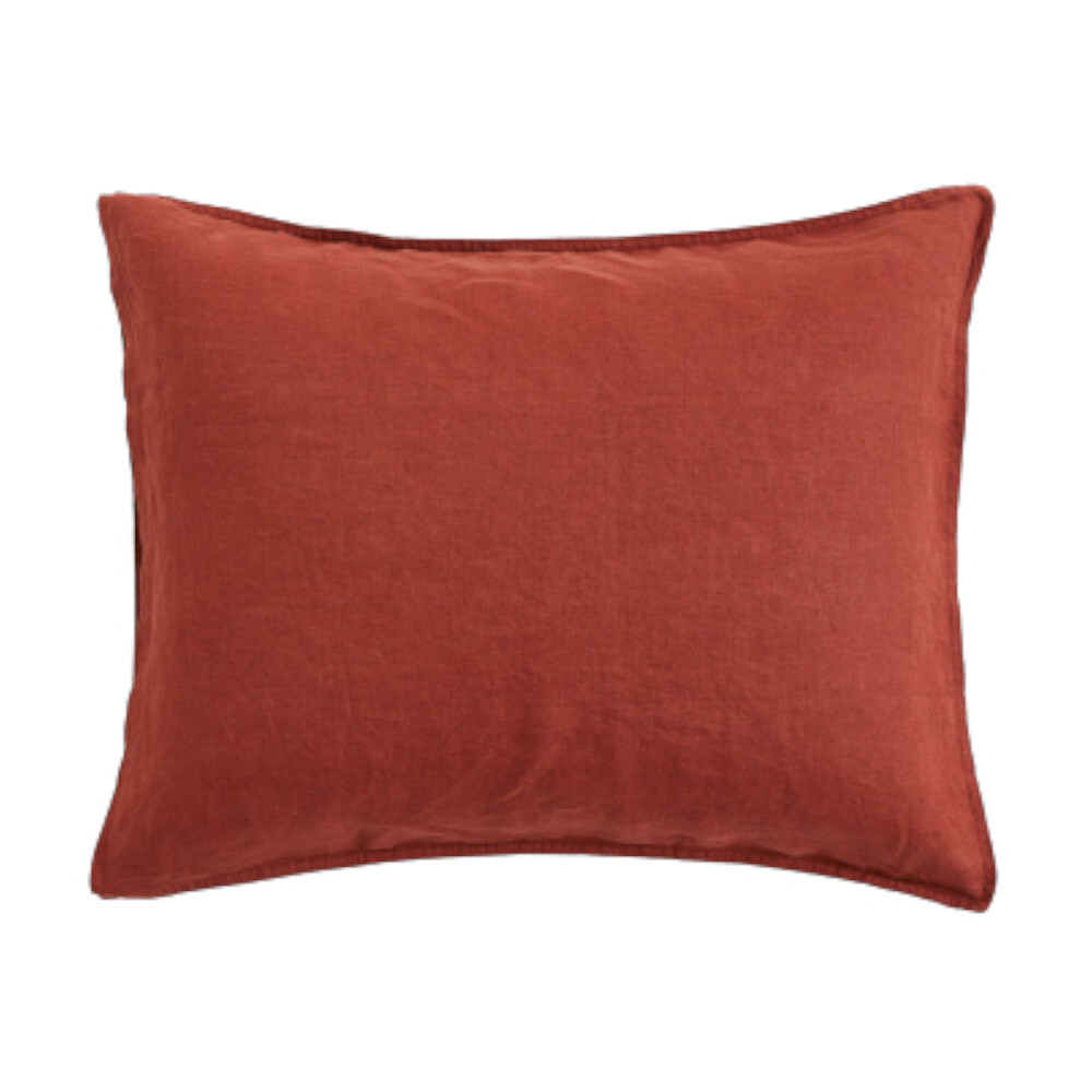 

Наволочка из стираного льна H&M Home Washed Linen, оранжевый