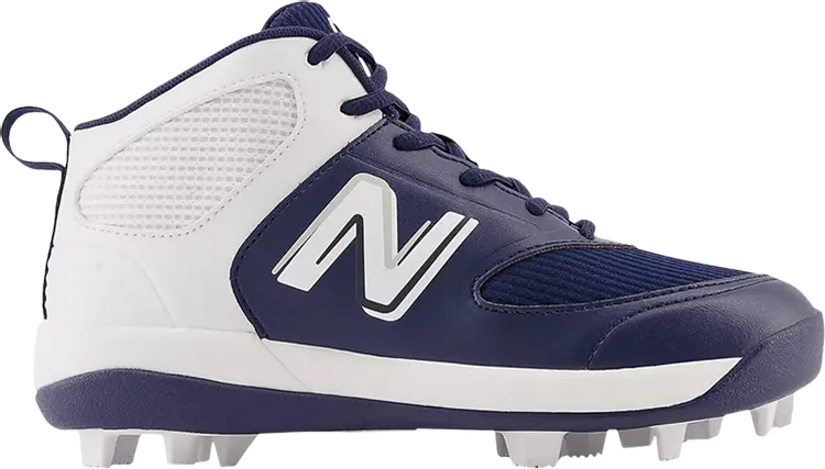 

Бутсы New Balance 3000v6 Big Kid Rubber Molded 'Navy White', синий