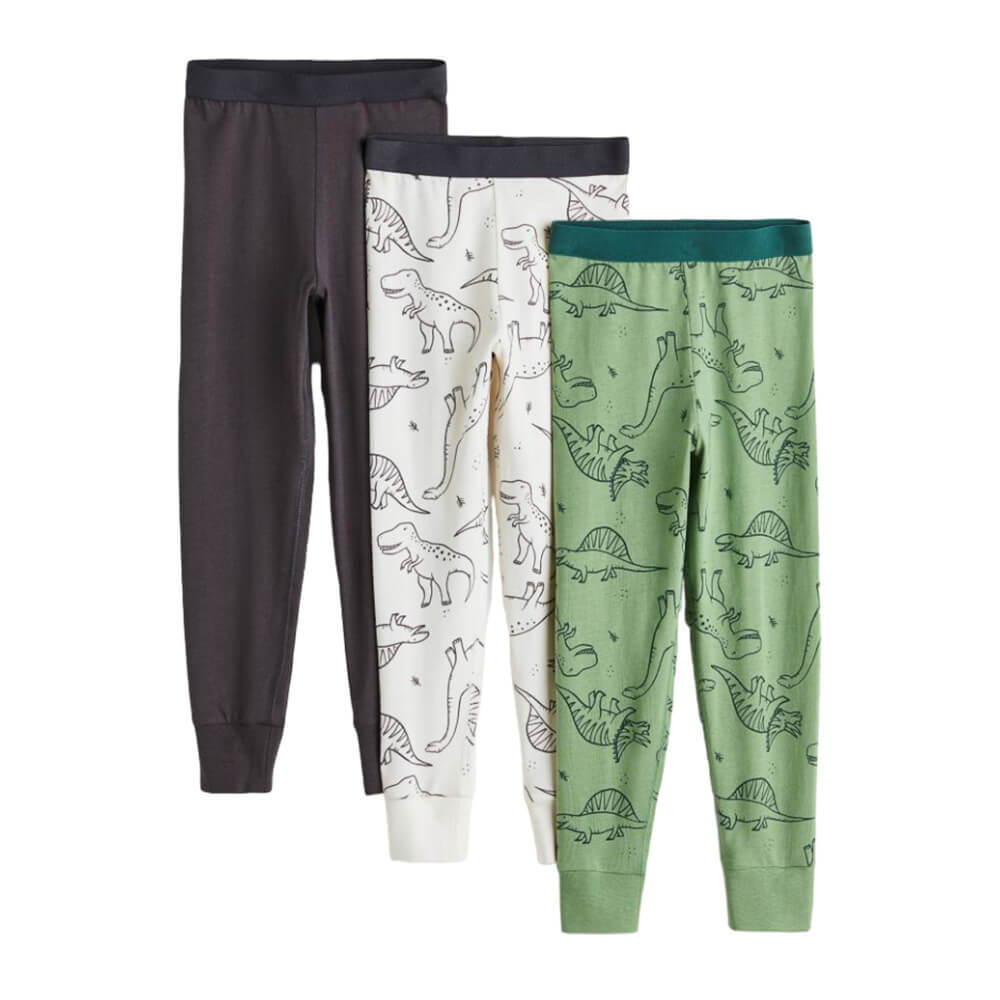 

Комплект из 3 кальсон H&M Dinozaury, зеленый