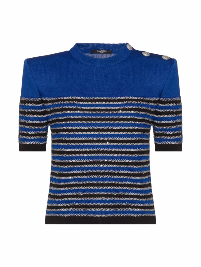 

Топ с пайетками Balmain