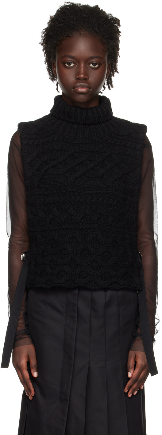 

черный шерстяной Дикки sacai