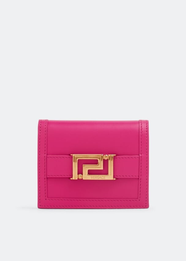 

Кошелек VERSACE Greca Goddess bifold wallet, розовый