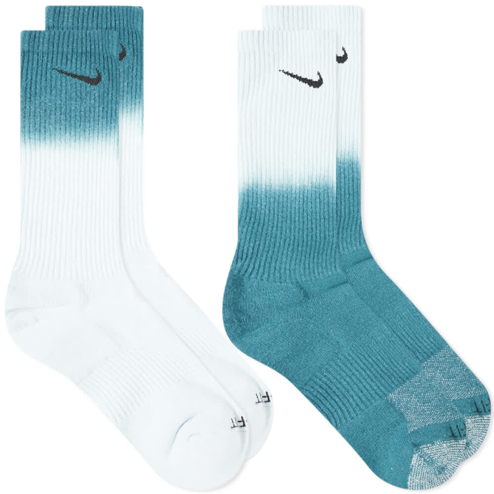 

Носки Nike Everyday Plus Cushioned Crew 2 Pack, бело-синий
