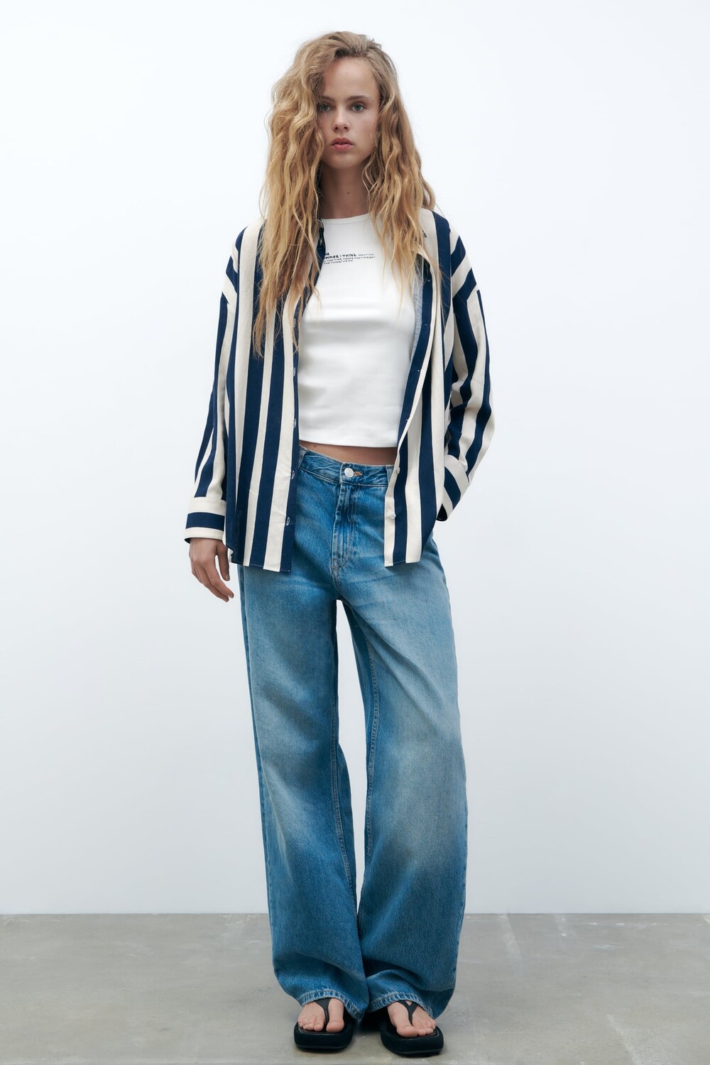 

Футболка с слоганом ZARA, белый