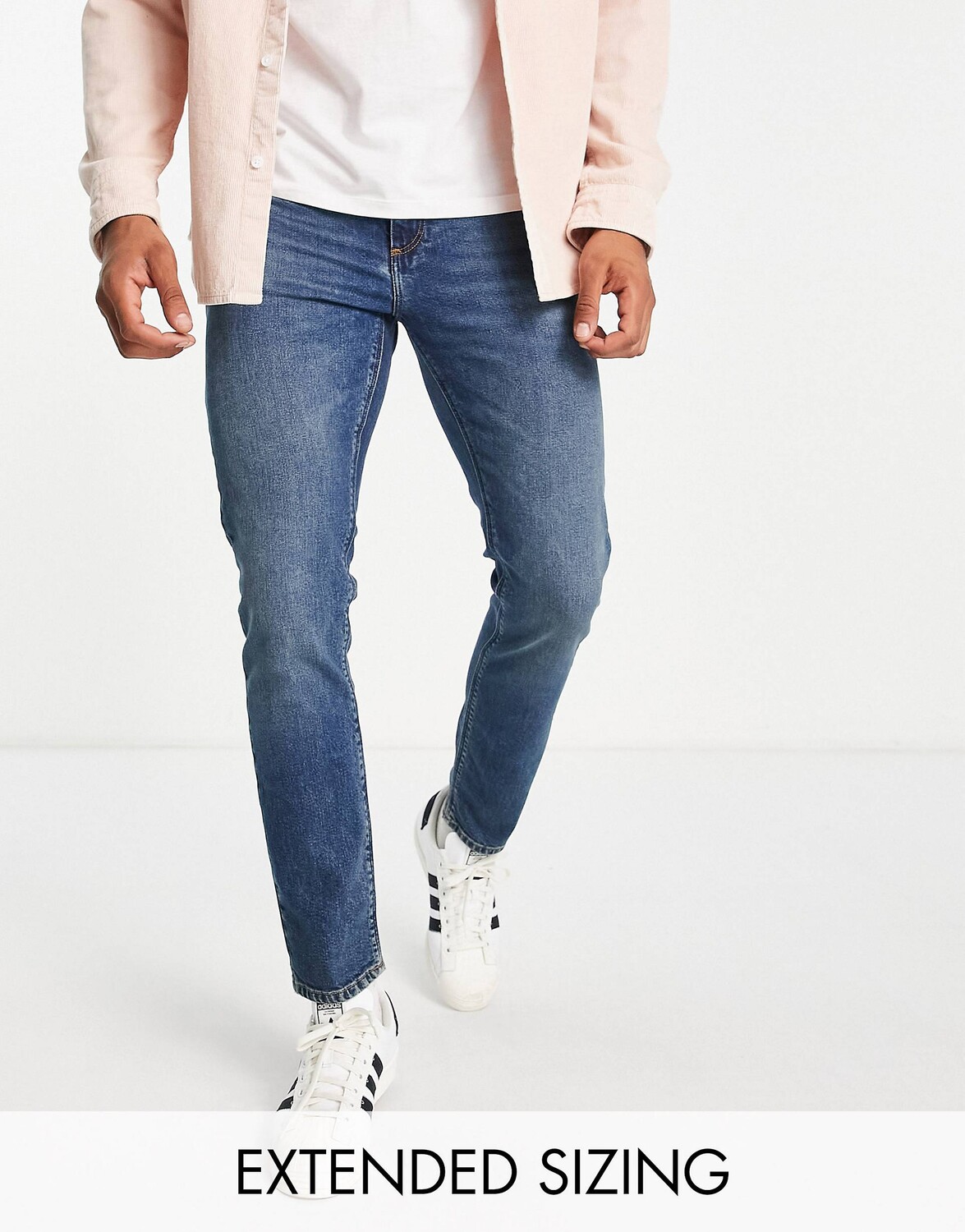 

Темно-синие джинсы скинни стрейч ASOS DESIGN