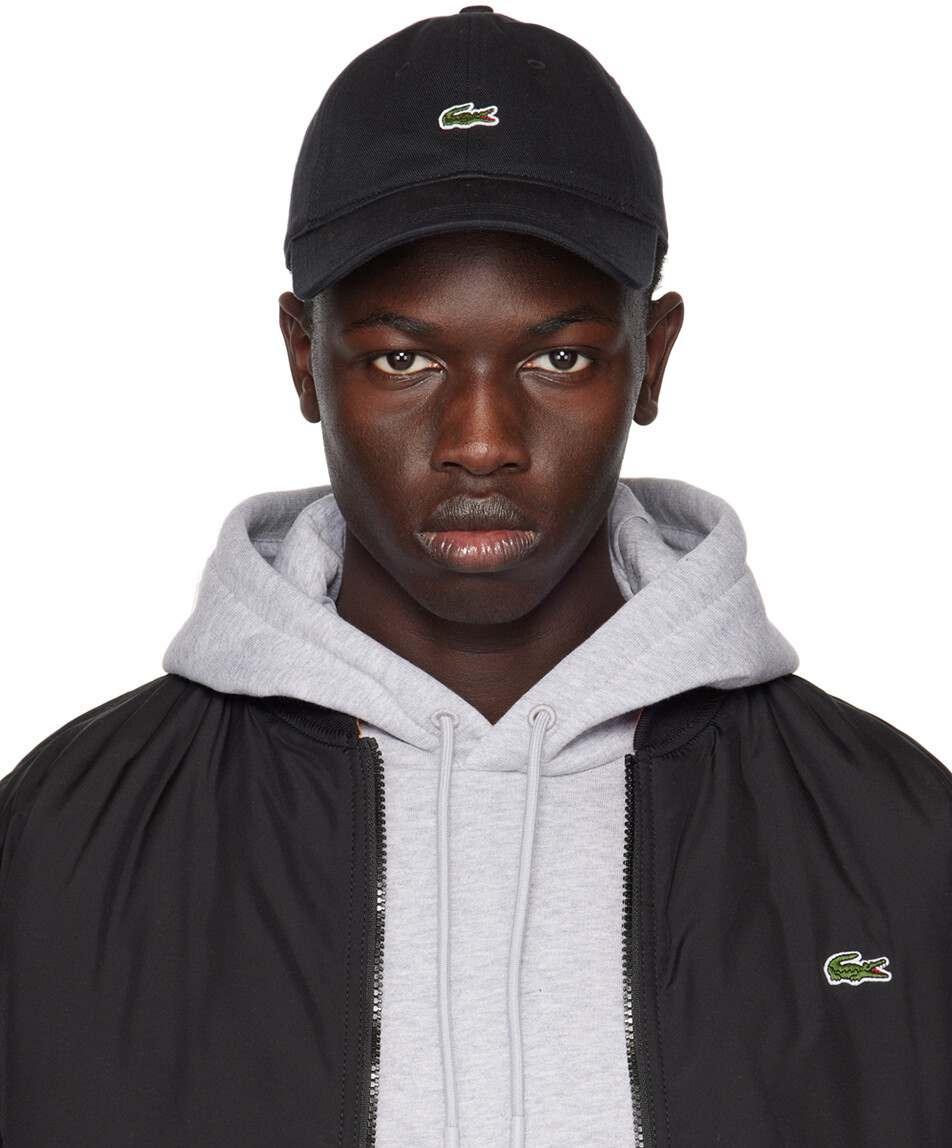

Черная кепка с логотипом Lacoste