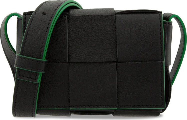 

Сумка Bottega Veneta Candy Cassette Fun Black/Parakeet, черный