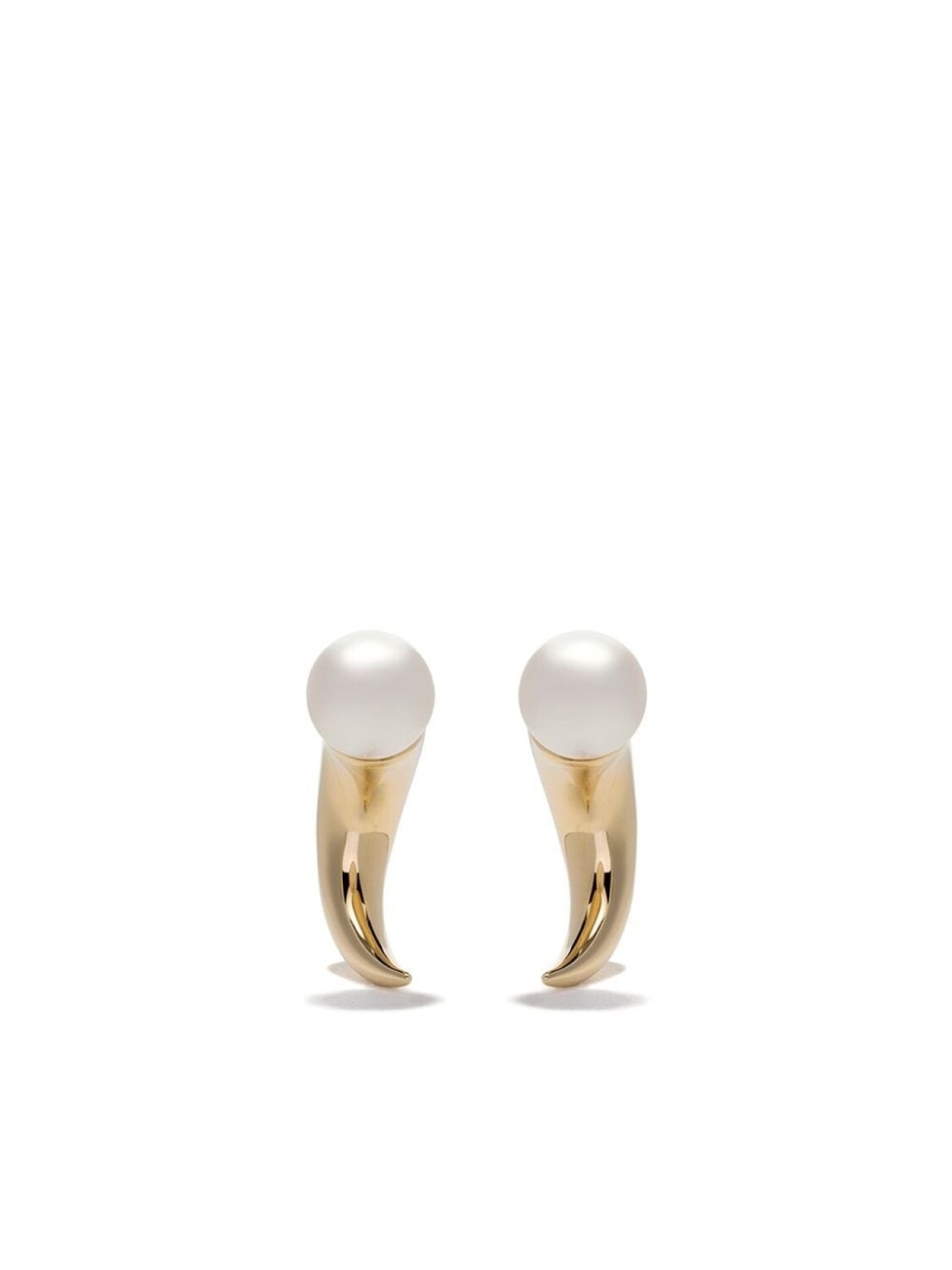 

Серьги Danger Horn из желтого золота с жемчугом TASAKI, золотой