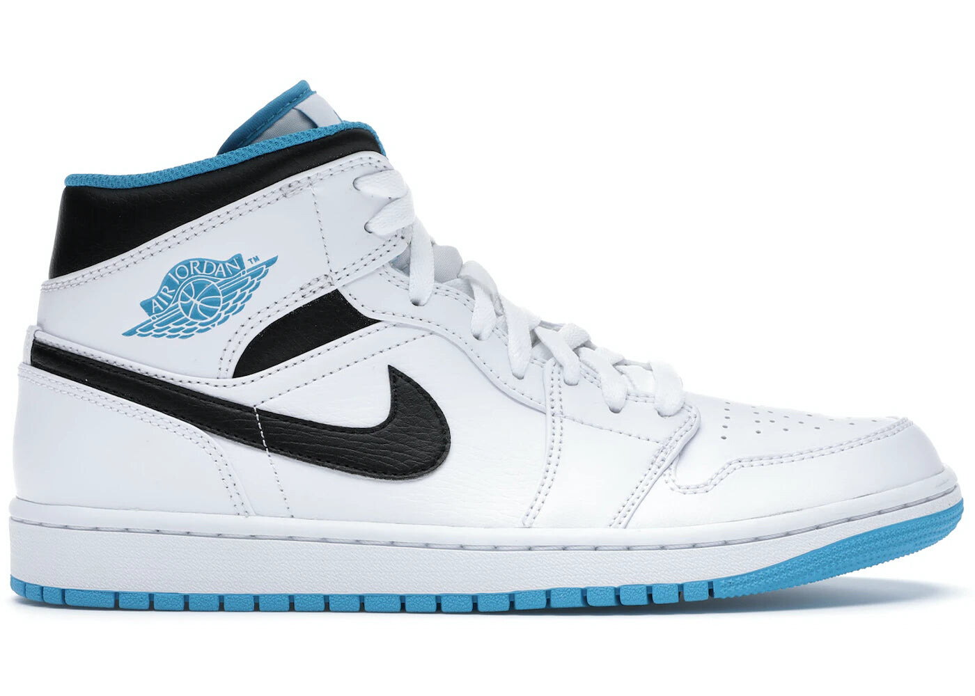 

Кроссовки Jordan 1 Mid Laser, синий
