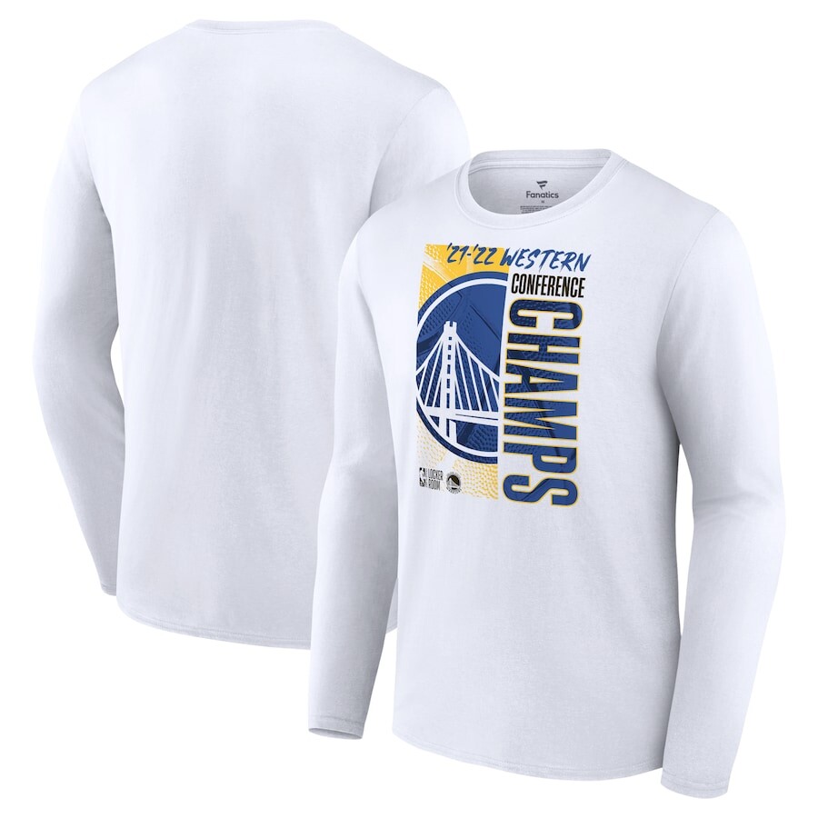 

Футболка с длинным рукавом Fanatics Branded Golden State Warriors, белый