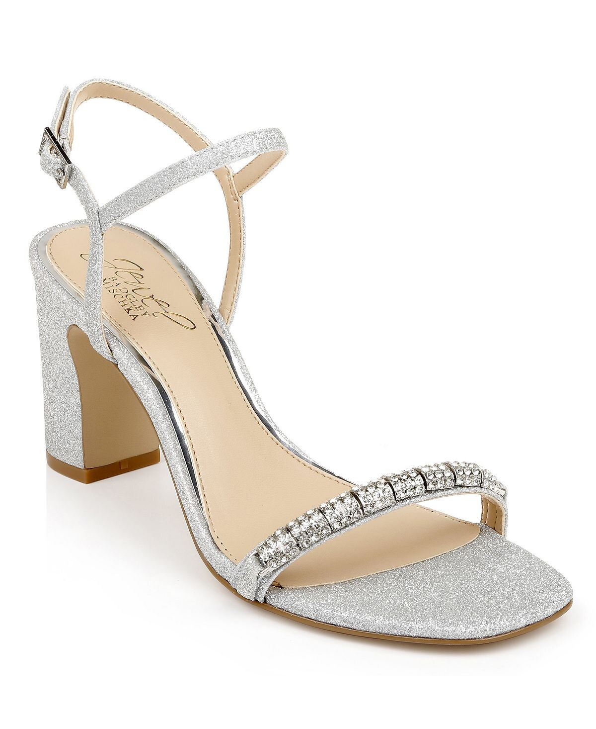 

Женские вечерние сандалии Charlee с украшением Jewel Badgley Mischka