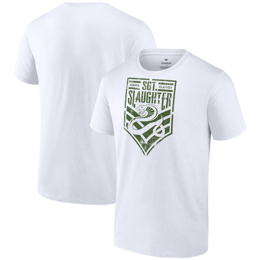 

Футболка с коротким рукавом WWE Authentic Sgt Slaughter, белый