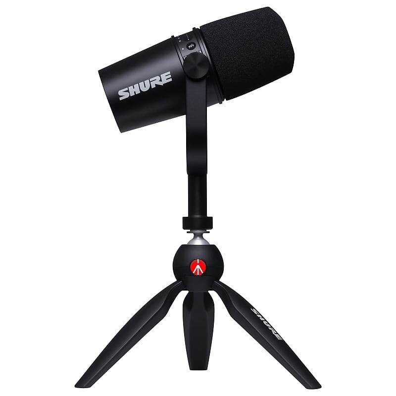 

Микрофон Shure MV7-K-BNDL Dynamic USB Microphone Podcast Bundle