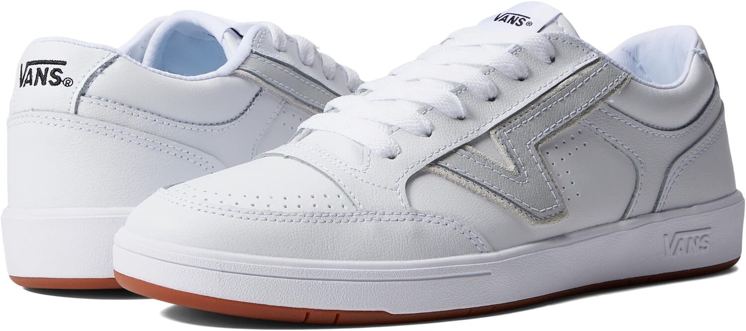 

Кроссовки Lowland CC Vans, цвет (Leather) True White/Dawn Blue
