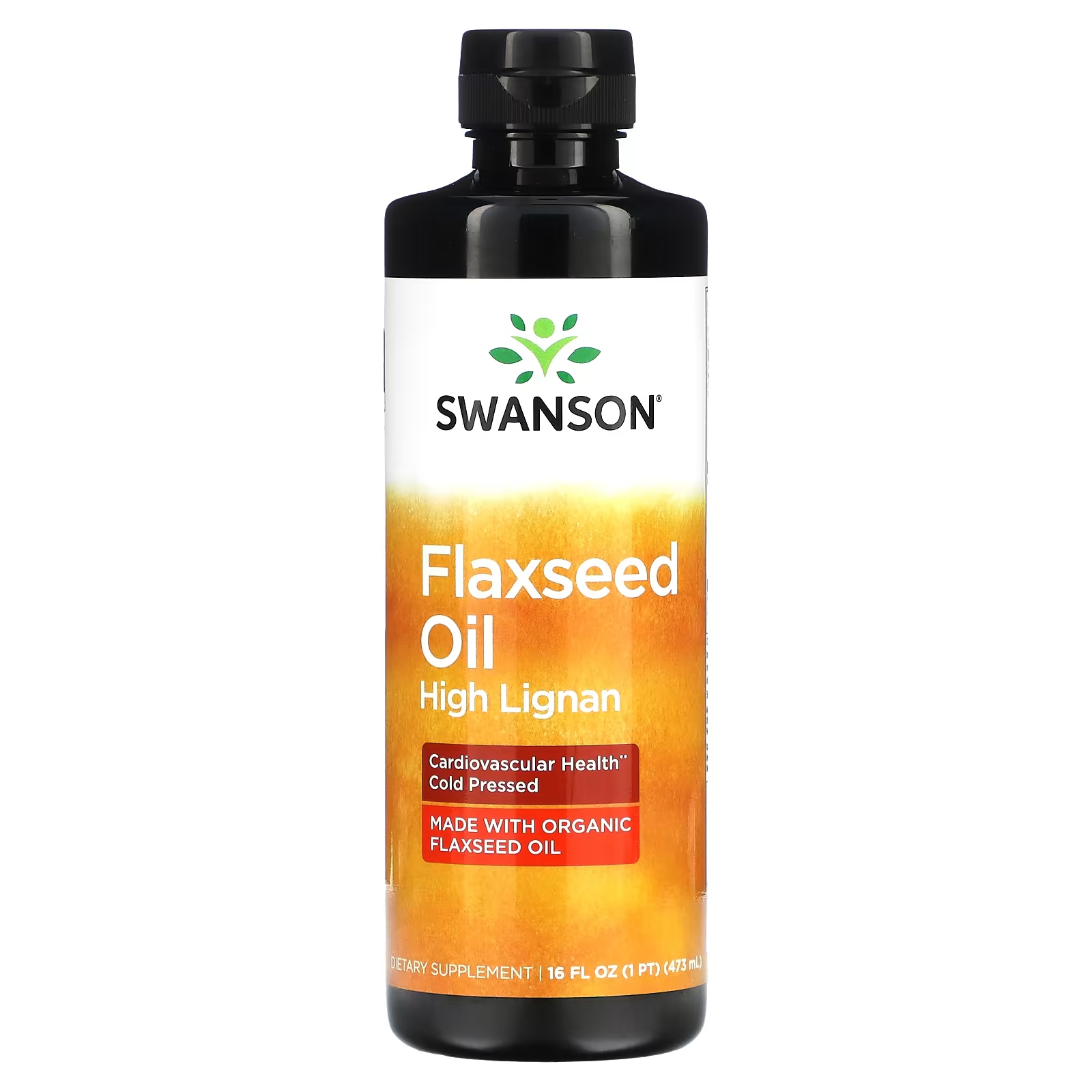 Льняное масло Swanson 16 жидких унций (473 мл) swanson органическое льняное масло 473 мл 16 жидк унций
