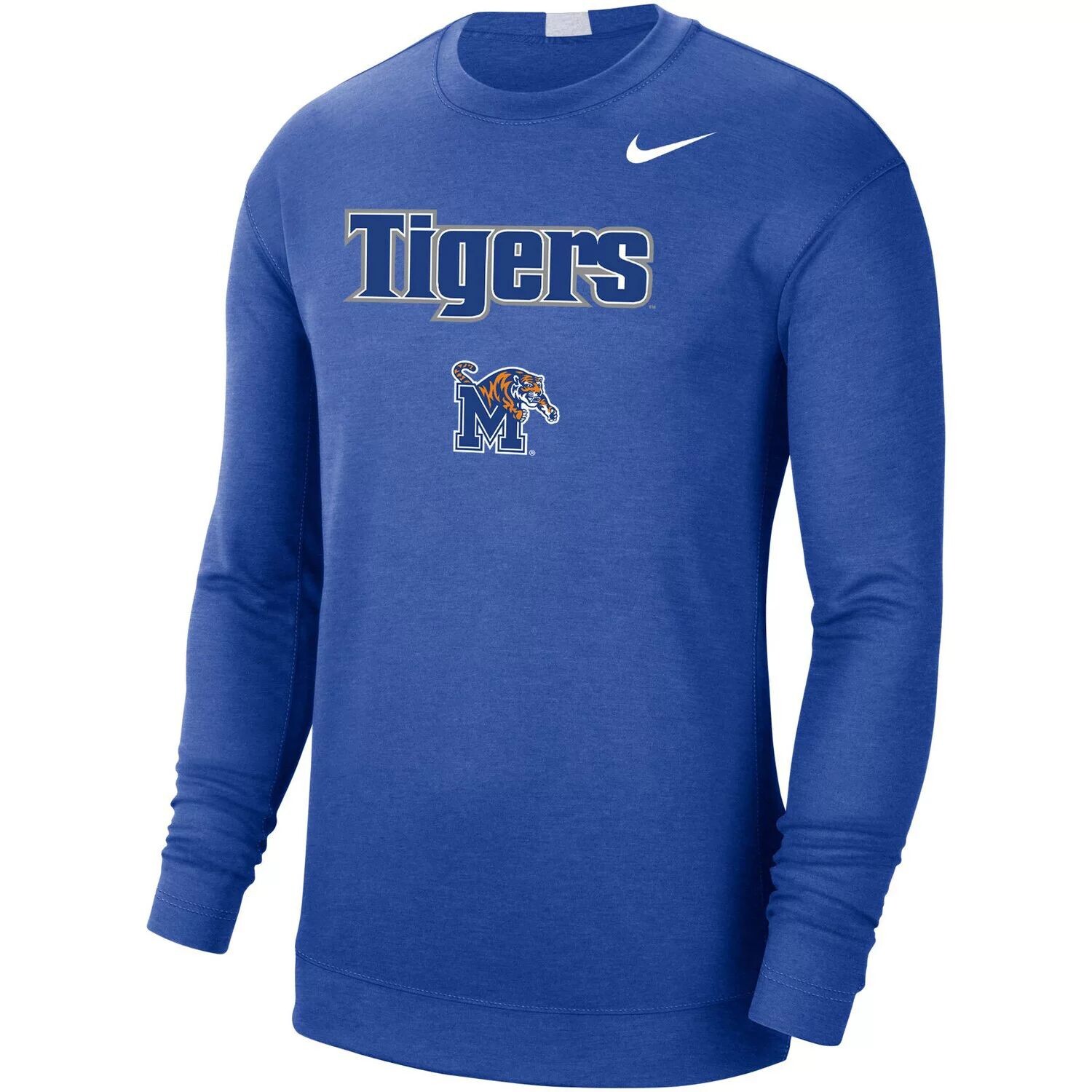 

Мужская футболка с длинным рукавом Nike Royal Memphis Tigers Spotlight