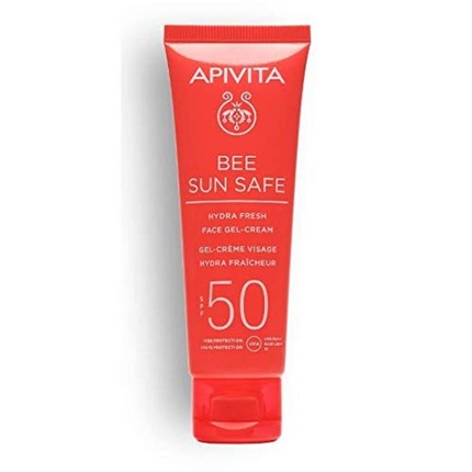 Bee Sun Safe Hydra Fresh гель-крем для лица 50 мл, Apivita apivita bee sun safe hydra fresh face and body milk spf 50