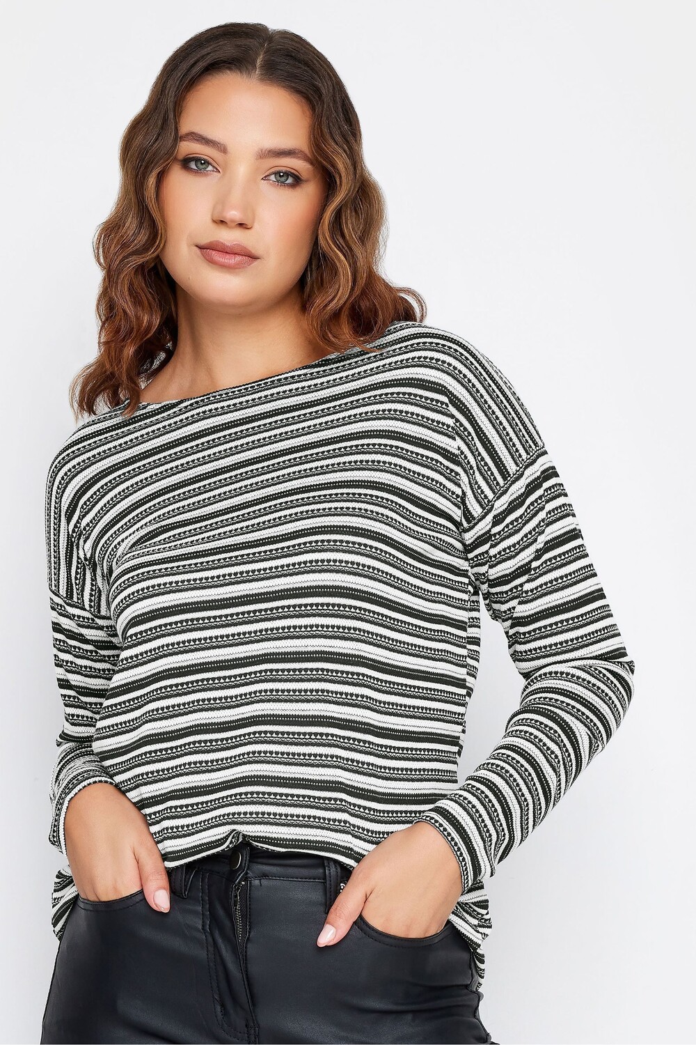 

Топ со спущенными плечами Long Tall Sally, черный