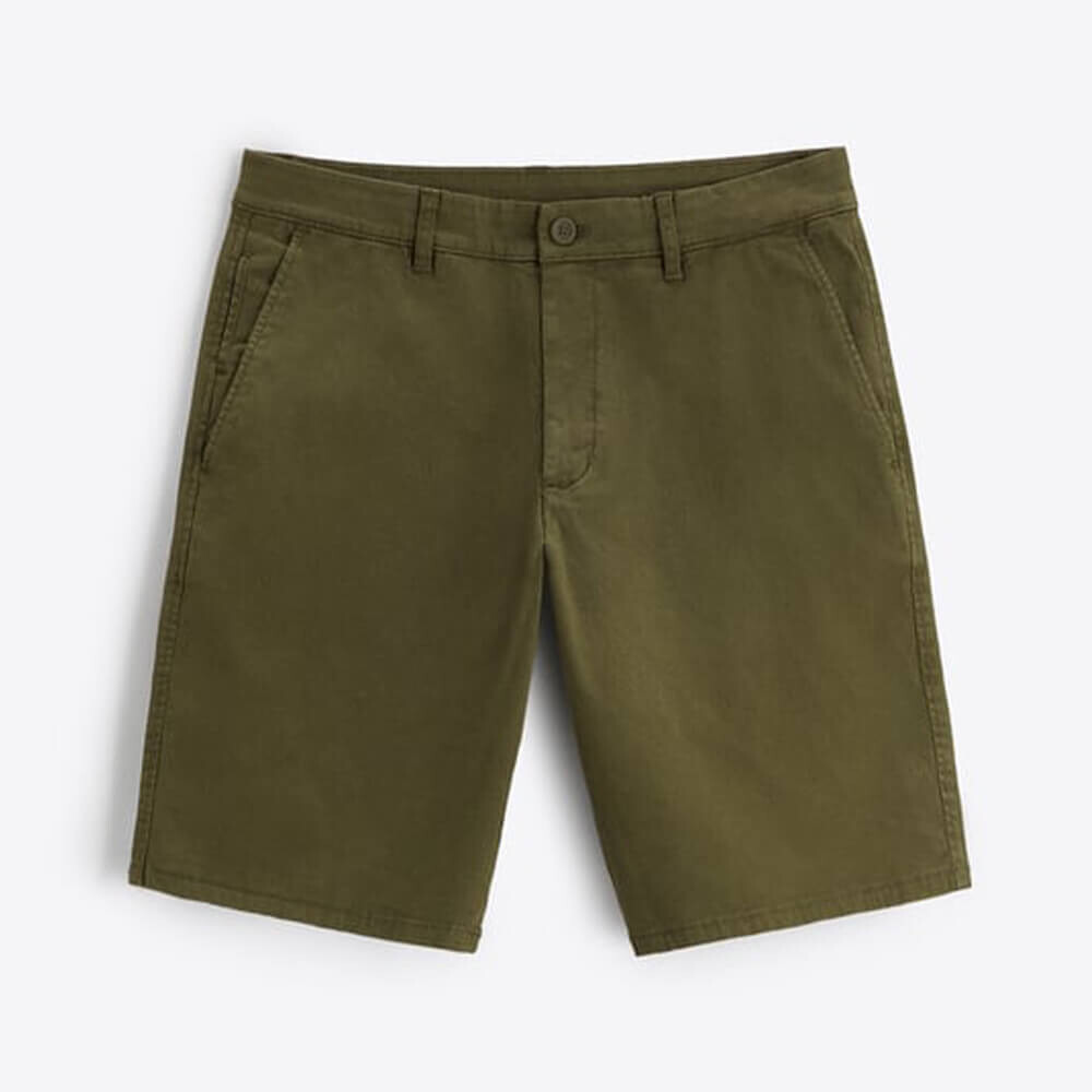 

Шорты Zara Cotton Chino Bermuda, хаки