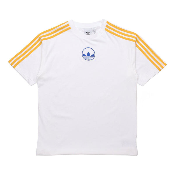 

Футболка Adidas originals 3 STRIPE CIRCLE Sports Short Sleeve White, Белый