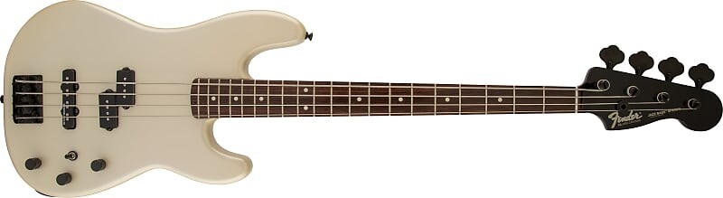 

Fender Duff McKagan Precision Bass, накладка на гриф из палисандра, жемчужно-белый