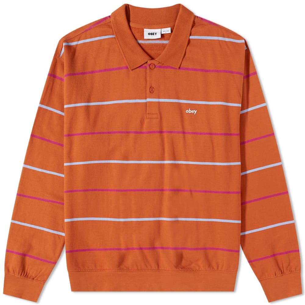 

Толстовка Obey Complete Polo Sweatshirt, Оранжевый