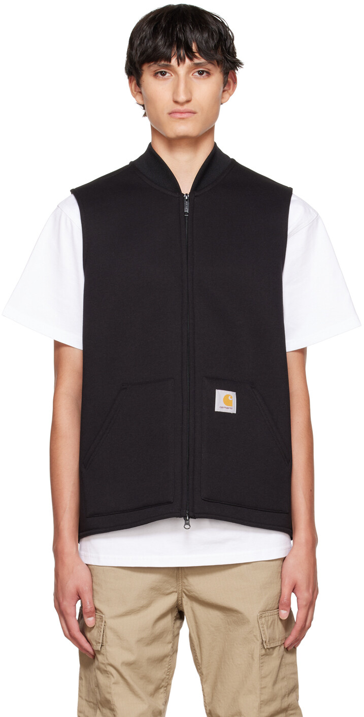 

Черный жилет с нашивками Carhartt Work In Progress
