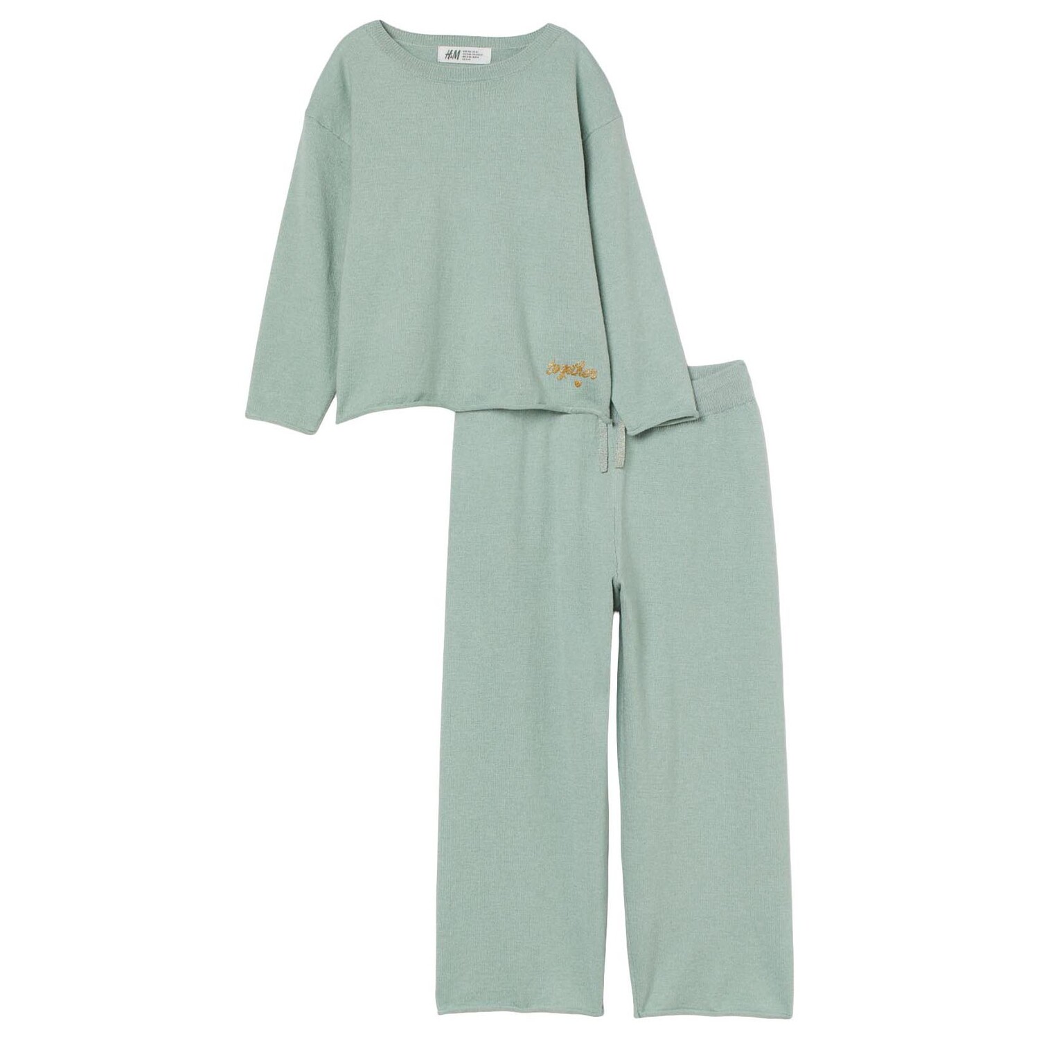 

Комплект одежды H&M Fine-knit Together, 2 предмета, светло-зеленый