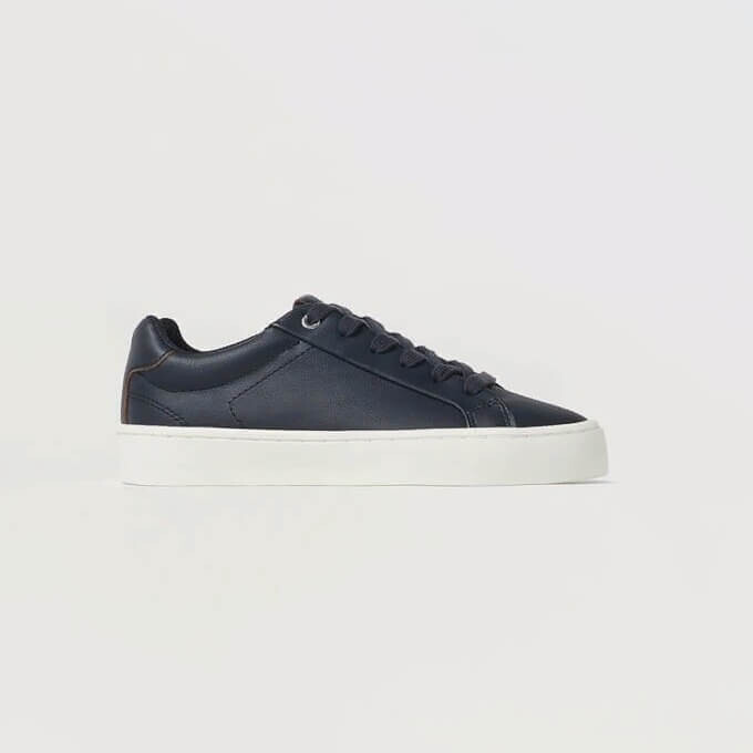 

Кроссовки Zara Kids Minimalist Lace-up, темно-синий
