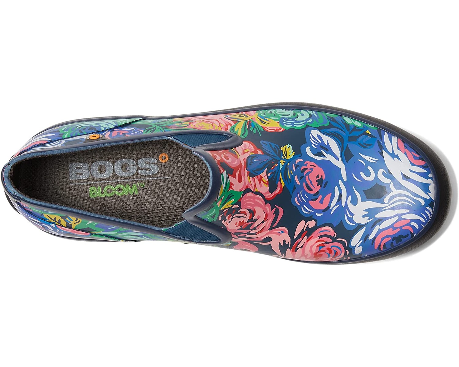 

Ботинки Patch Slip-On - Rose Garden Bogs, роза мульти