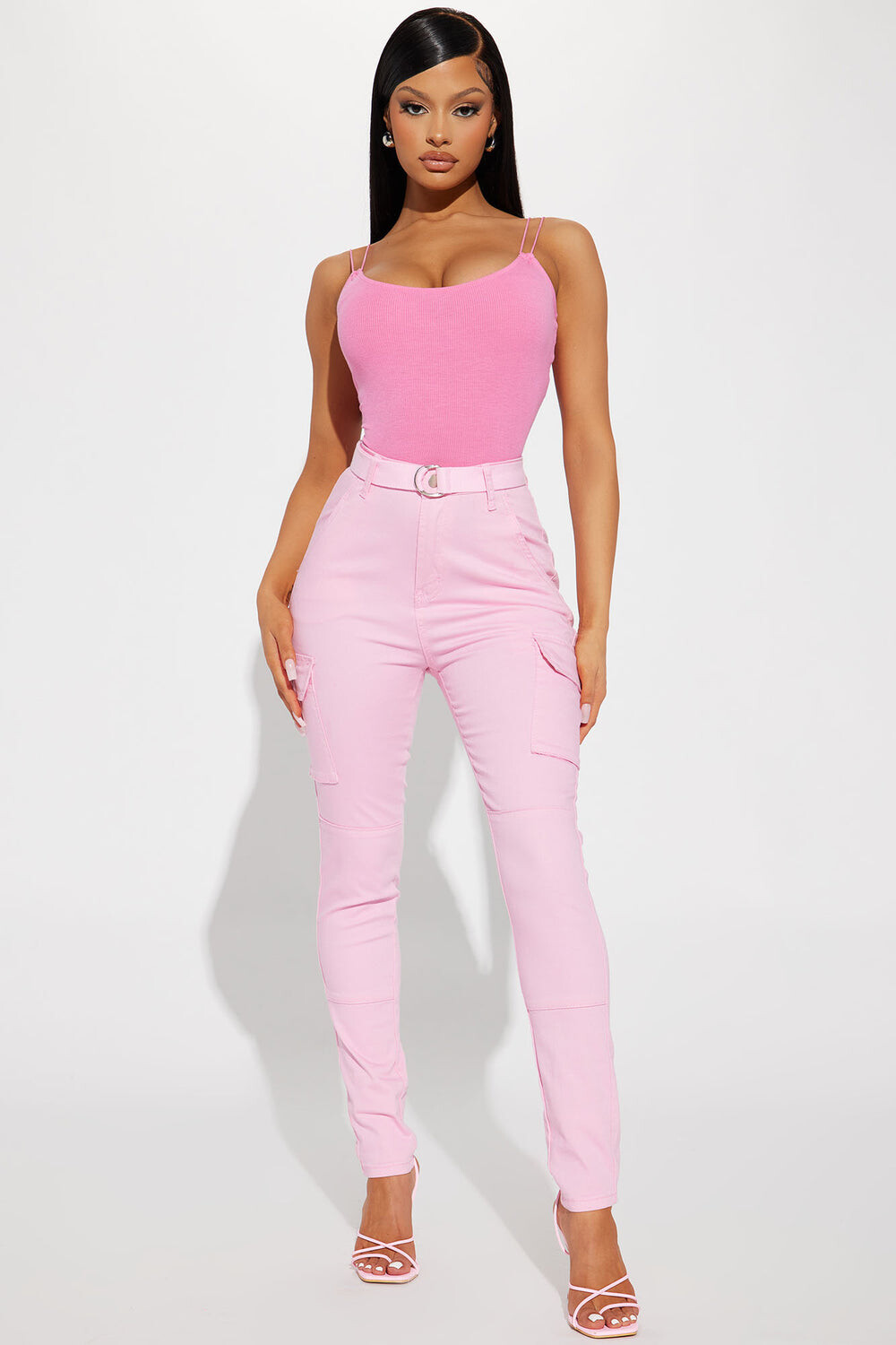 

Брюки карго Fashion Nova RJH2373, розовый