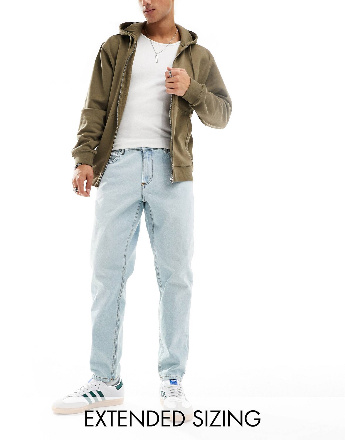 

Джинсы Asos Design Classic Rigid, голубой